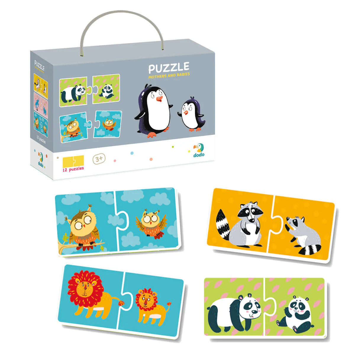 Puzzle Duo Mamás y bebés - Dodo