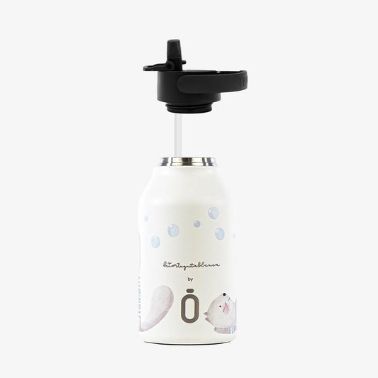 Botella Runbott Mii 35 Lovely Cat Bubbles - La Tortuguita Blanca 350ml