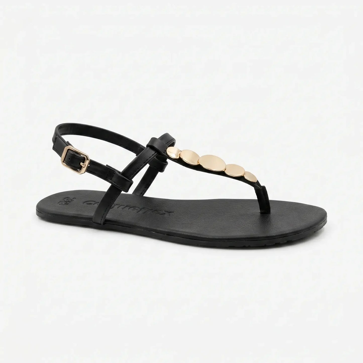 Sandalia Barefoot Confort Acero Negro - Coqueflex