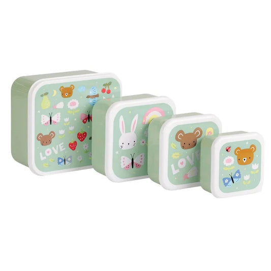 Set 4 cajitas almuerzo Joy - A Little Lovely Company