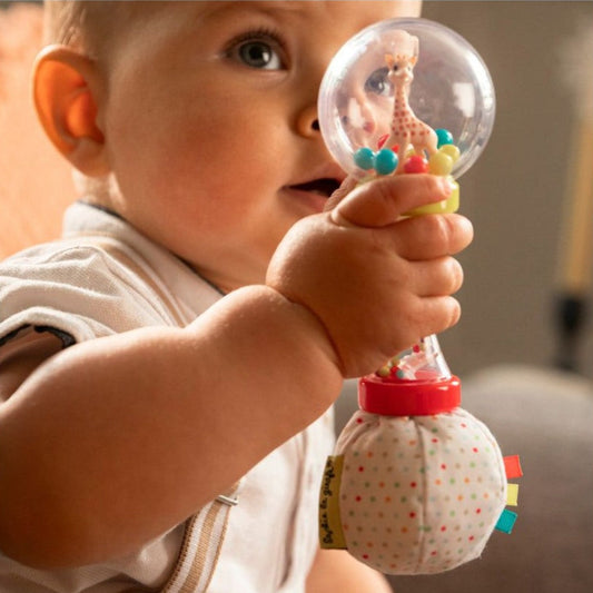 Sonajero Maracas multitextura - Sophie la girafe