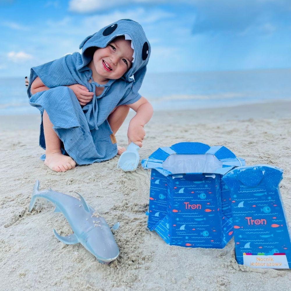 Orinal portátil desechable peces