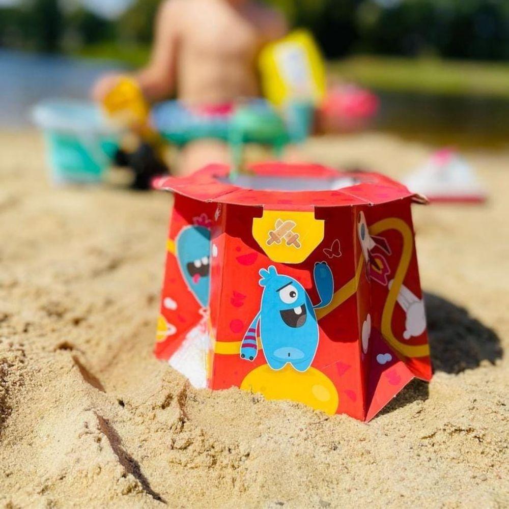 Orinal portátil desechable monstruos