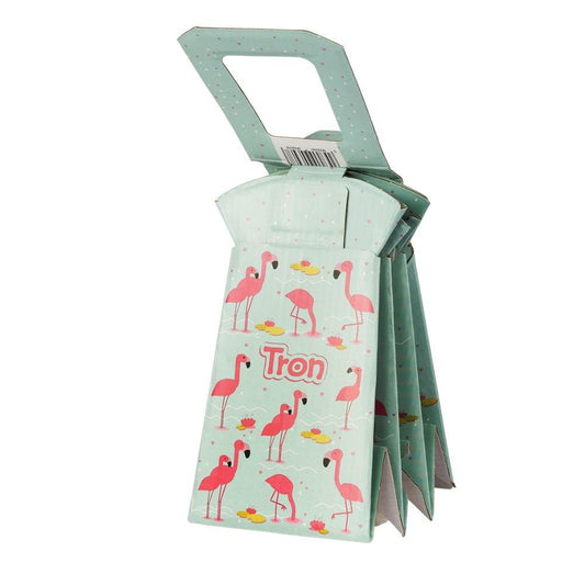 Orinal portátil desechable flamencos