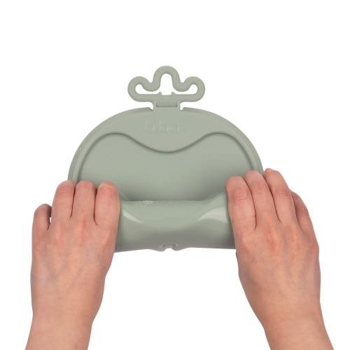 Bandeja silicona Roll + Go con cuchara Sage - B.Box