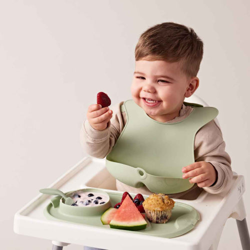 Bandeja silicona Roll + Go con cuchara Sage - B.Box