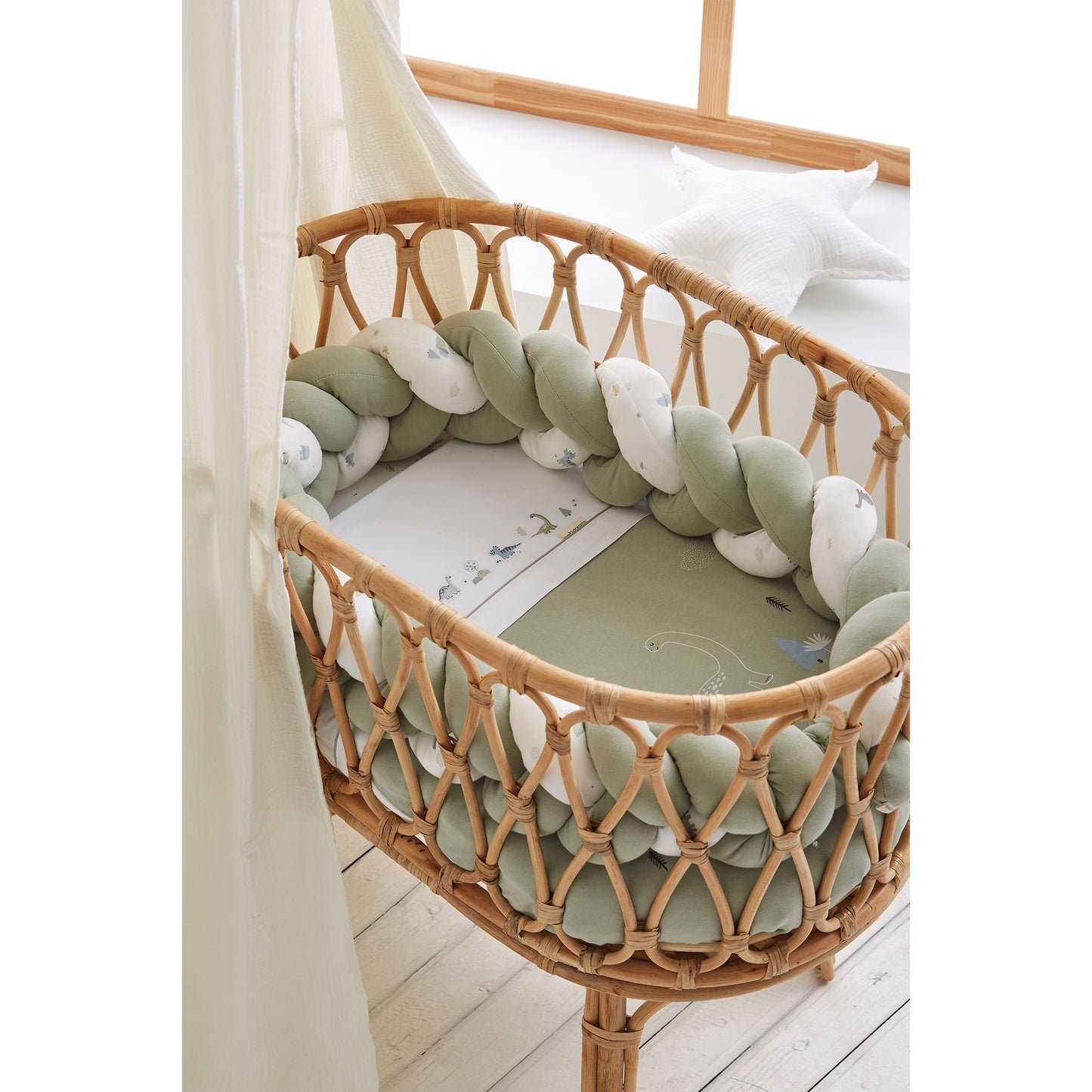 Trenza protector de cuna Trex - Bimbidreams