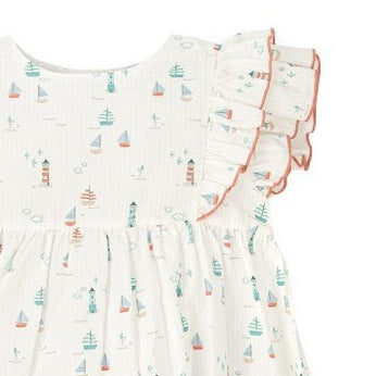 Vestido estampado volantes Claridad - Babidu