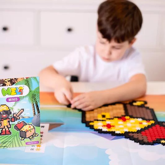 Bloques mini tematics 2 en 1 pirata - Meli