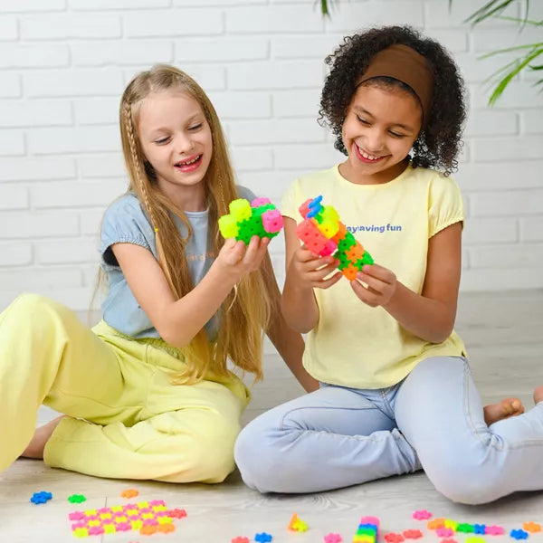 Bloques Meli basic Neón travel box 500 piezas