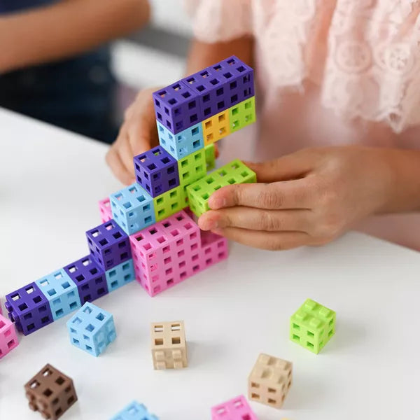 Bloques Meli Cube basic 200 pastel