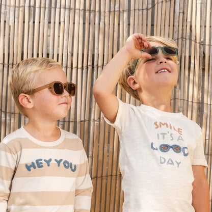 Camisa de manga corta Creme - Little Dutch