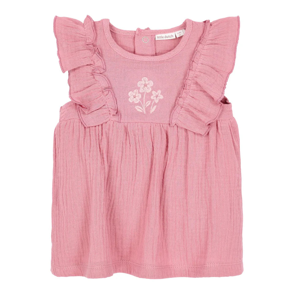 Conjunto vestido y ranita Pink Blush - Little Dutch