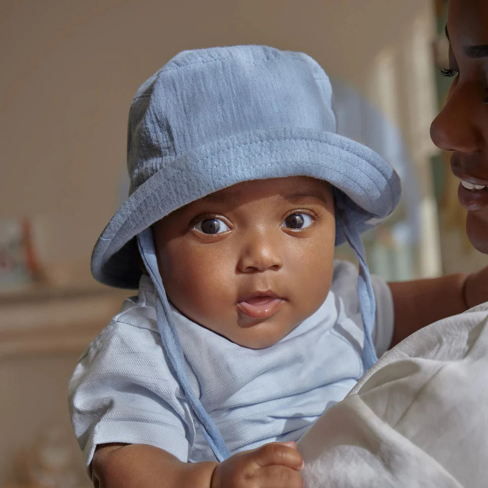 Gorro newborn Stone Blue - Little Dutch