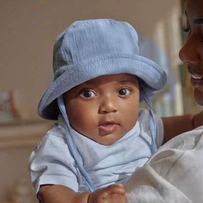 Gorro newborn Stone Blue - Little Dutch