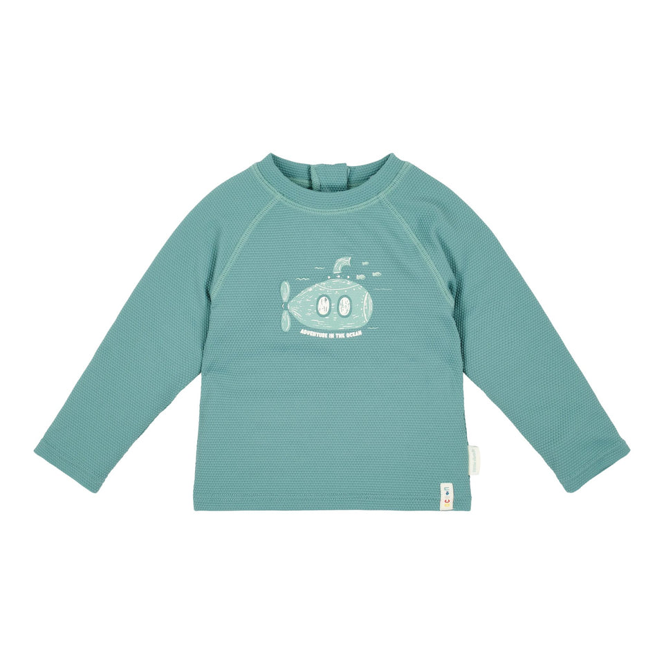 Camiseta UV manga larg Ocean Green - Little Dutch