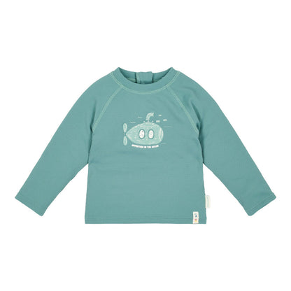 Camiseta UV manga larg Ocean Green - Little Dutch