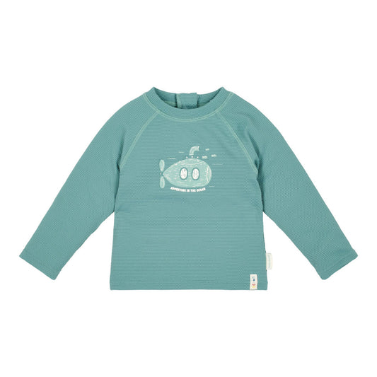 Camiseta UV manga larg Ocean Green - Little Dutch