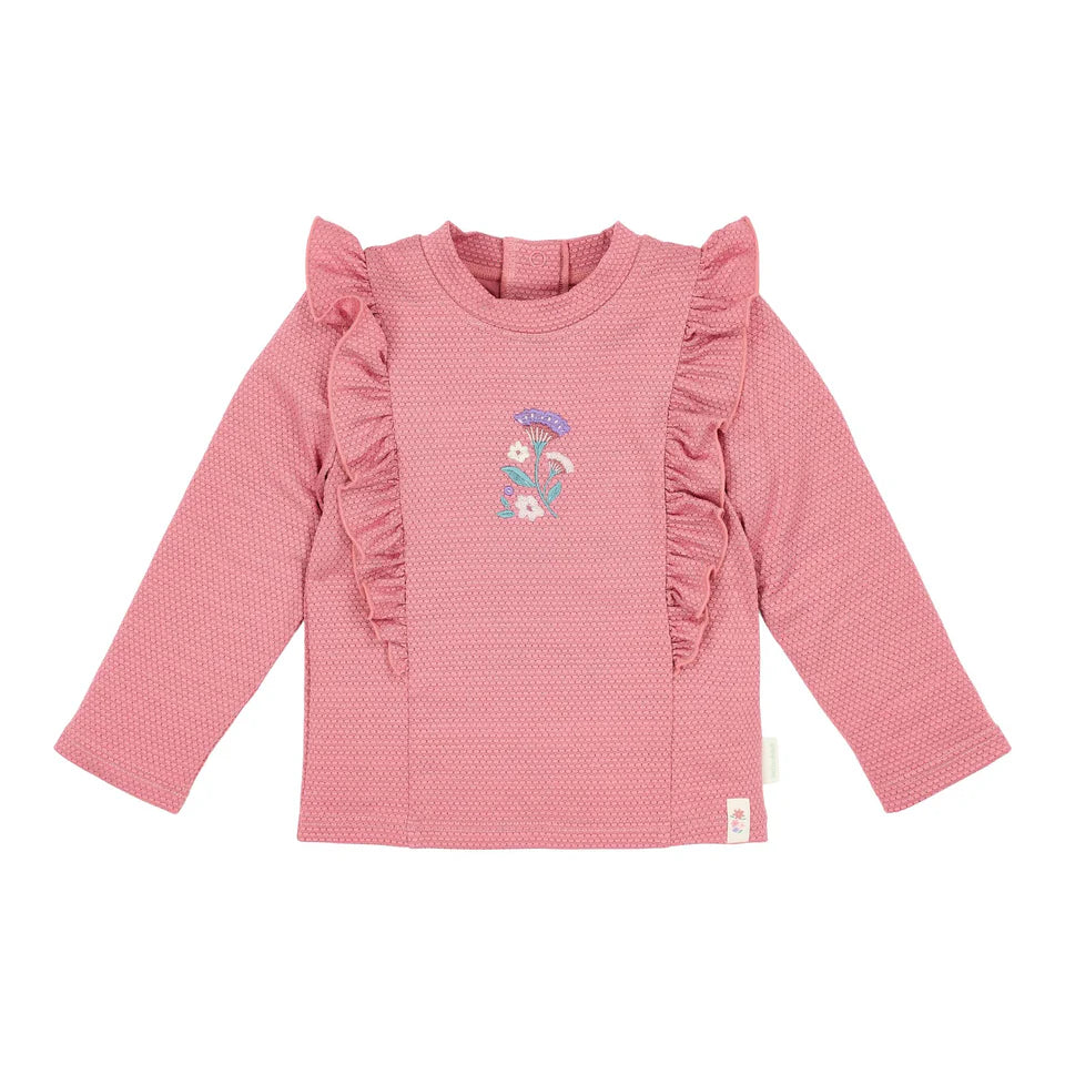 Camiseta UV manga lar Pink Sparkle - Little Dutch