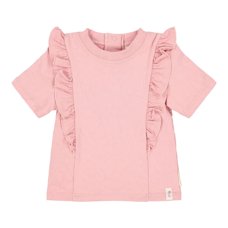 Camiseta UV manga corta Pink Rose - Little Dutch