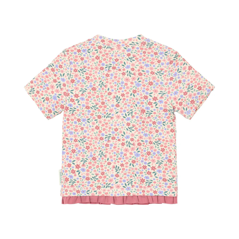 Camiseta UV manga corta Flowerfiel - Little Dutch