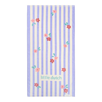Toalla Purple Stripe - Little Dutch