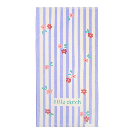 Toalla Purple Stripe - Little Dutch