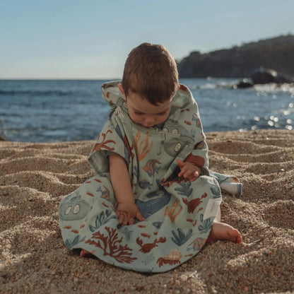 Poncho Multicolor Friends - Little Dutch