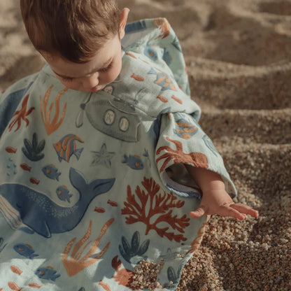 Poncho Multicolor Friends - Little Dutch