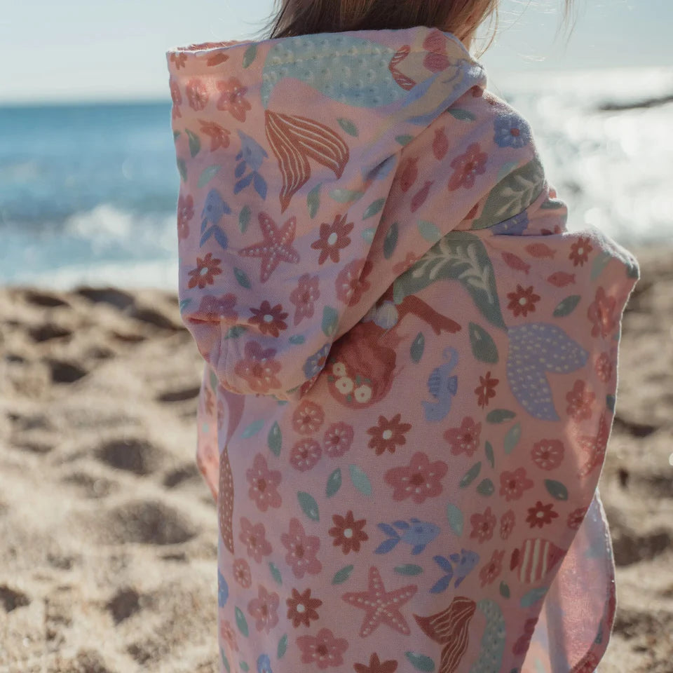 Poncho Multicolor Mermaid - Little Dutch