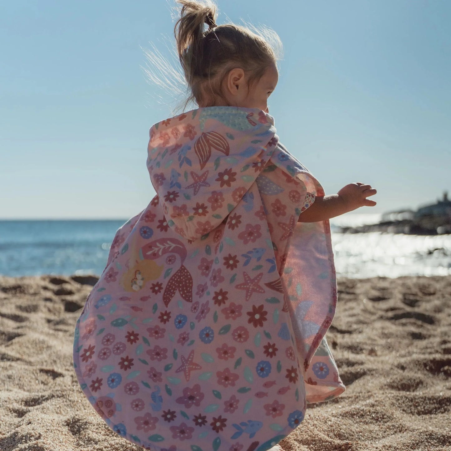 Poncho Multicolor Mermaid - Little Dutch