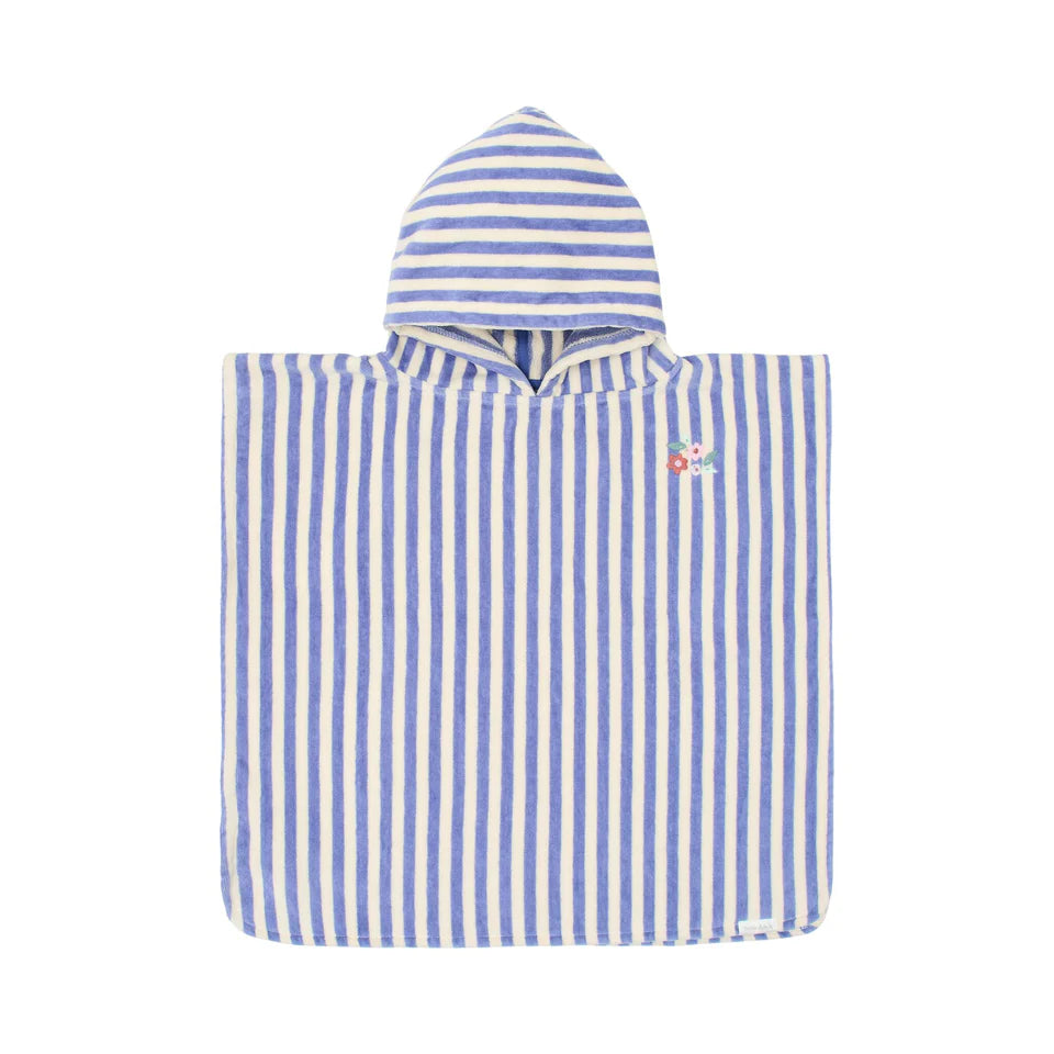 Poncho Purple Stripe - Little Dutch