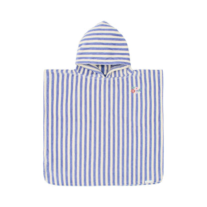 Poncho Purple Stripe - Little Dutch