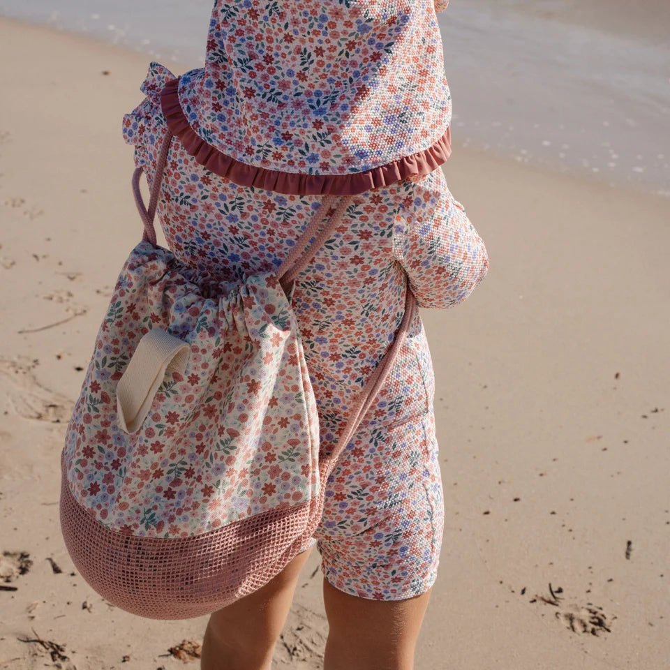 Bolsa juguetes playa Flowerfield - Little Dutch