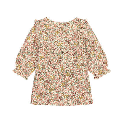 Vestido de Manga Larga Safari Flores – Little Dutch
