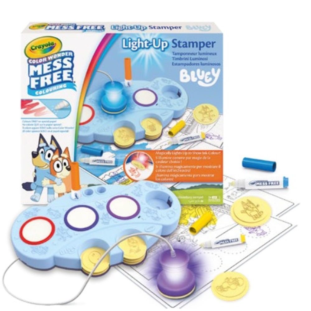 Sellos sin manchas pincel mágico Bluey - Crayola