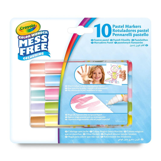 10 rotuladores clásicos pastel Color Wonder - Crayola