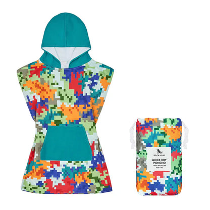 Poncho Kids Camo Cubes - Dock & Bay