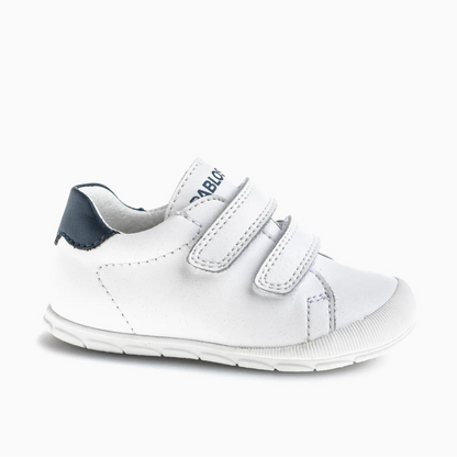 Deportivo tenis barefoot Ziggy blanco/marino - Pablosky