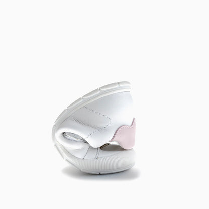 Deportivo tenis barefoot Ziggy blanco/rosa - Pablosky