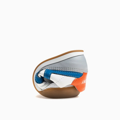 Deportivo tenis barefoot Sun Azul Naranja - Pablosky