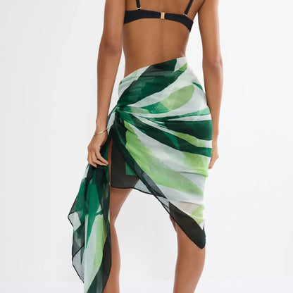 Pareo Beach Mywear Summer Palm Green - Triumph