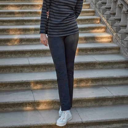 Legging Pants Blue Cheviot Janira