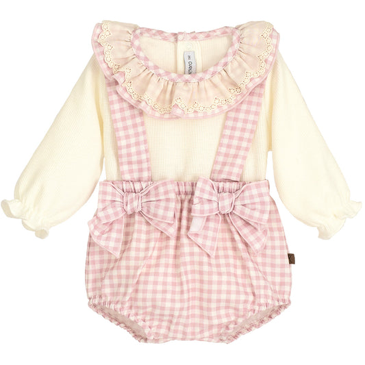 Conjunto Pololo Bebe Niña Berg Nude - Calamaro