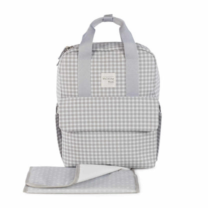 Mochila I Love Vichy gris - Walking Mum