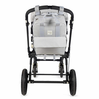 Mochila I Love Vichy gris - Walking Mum