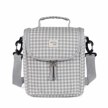 Bolsa térmica I Love Vichy gris - Walking Mum