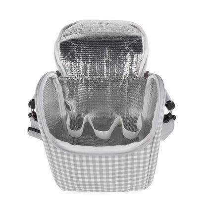 Bolsa térmica I Love Vichy gris - Walking Mum