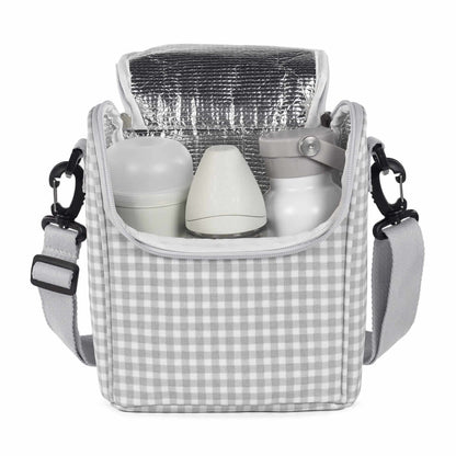 Bolsa térmica I Love Vichy gris - Walking Mum