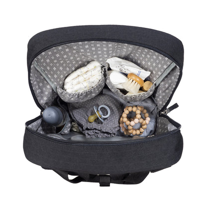 Mochila XL Eco Dad black - Walking Mum